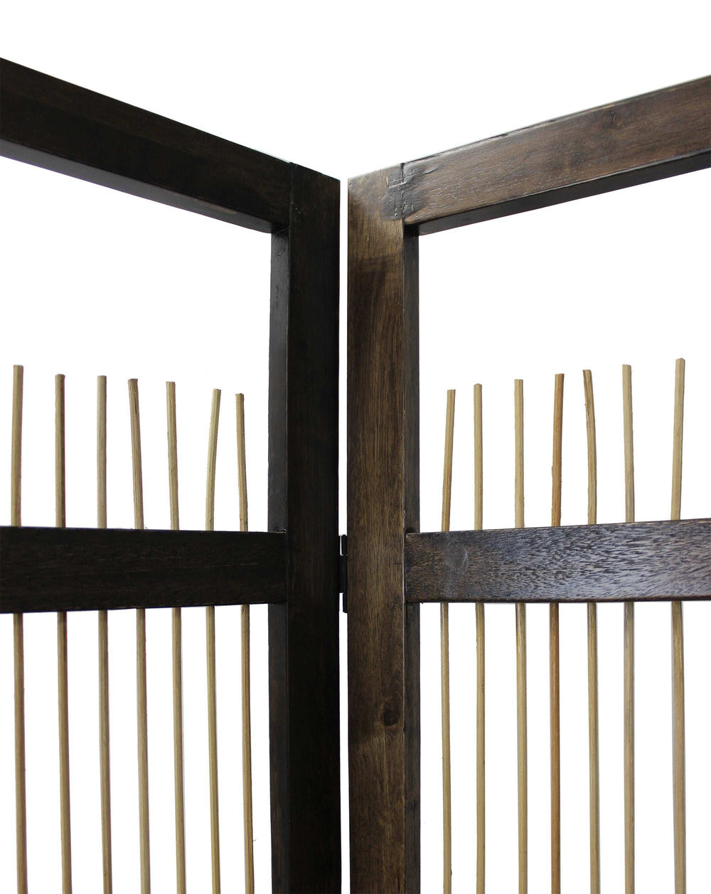 Light and Dark Rattan Three Panel Room Divider Screen - Homeroots - Flyclothing LLC