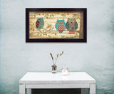 Three Wise Owls 1 Black Framed Print Wall Art - Homeroots - Flyclothing LLC