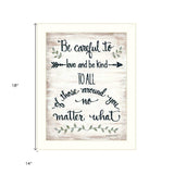 Be Careful 1 White Framed Print Wall Art - Homeroots - Flyclothing LLC