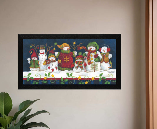 Sticking Together Black Framed Print Wall Art - Homeroots - Flyclothing LLC
