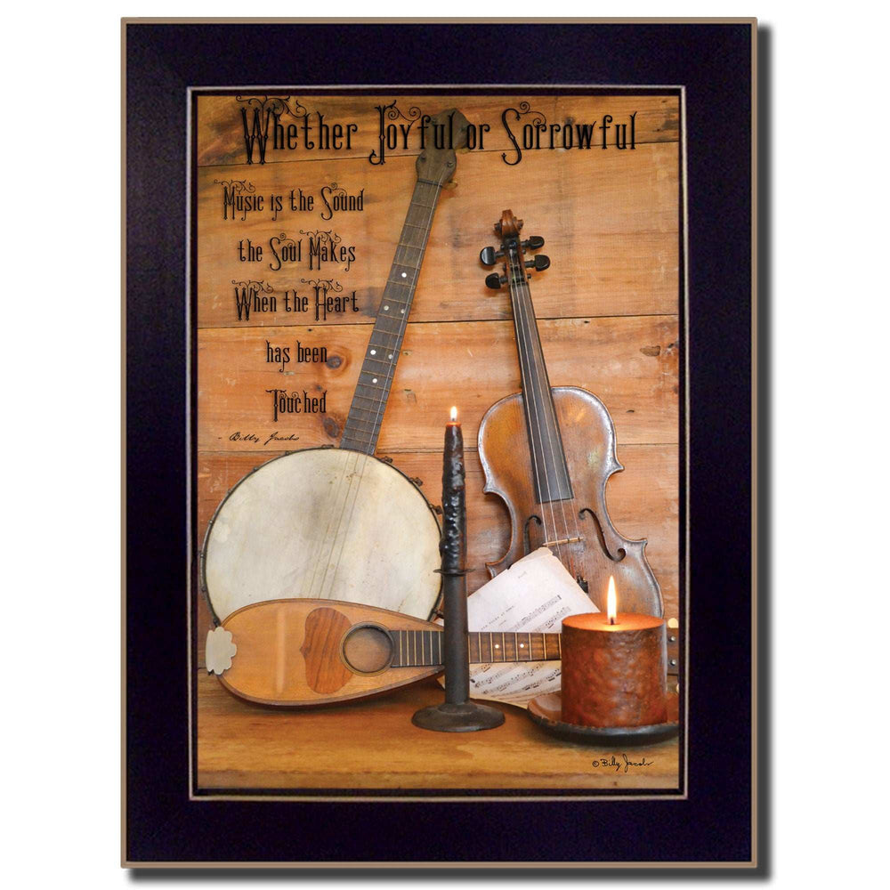 Music Black Framed Print Wall Art - Homeroots - Flyclothing LLC
