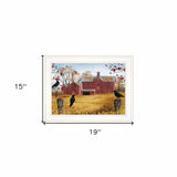 Autumn Gold 1 White Framed Print Wall Art - Homeroots - Flyclothing LLC