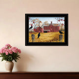 Autumn Gold 2 Black Framed Print Wall Art - Homeroots - Flyclothing LLC