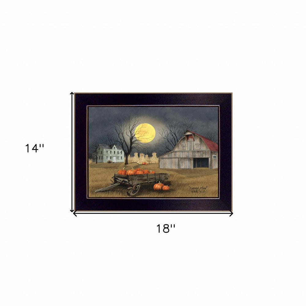 Harvest Moon 2 Black Framed Print Kitchen Wall Art - Homeroots - Flyclothing LLC