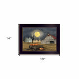 Spooky Harvest Moon 1 Black Framed Print Kitchen Wall Art - Homeroots - Flyclothing LLC