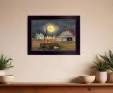 Spooky Harvest Moon 1 Black Framed Print Kitchen Wall Art - Homeroots - Flyclothing LLC