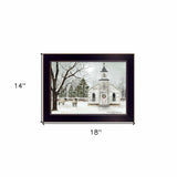 I Heard the Bells on Christmas 5 Black Framed Print Wall Art - Homeroots - Flyclothing LLC