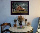 Dark and Stormy Night 1 Black Framed Print Wall Art - Homeroots - Flyclothing LLC