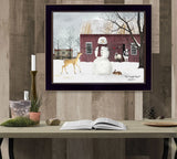 The Friendly Beasts 1 Black Framed Print Wall Art - Homeroots - Flyclothing LLC