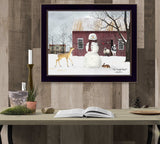 The Friendly Beasts 1 Black Framed Print Wall Art - Homeroots - Flyclothing LLC