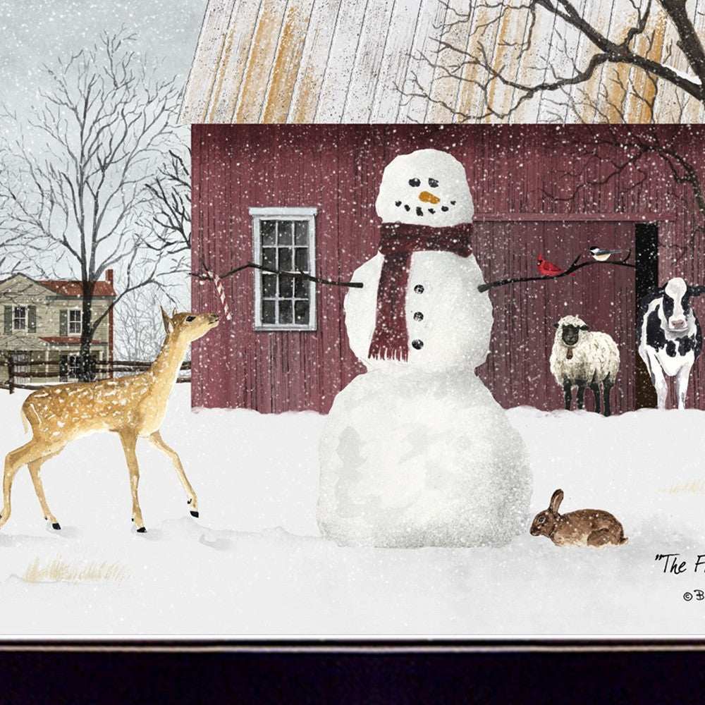 The Friendly Beasts 1 Black Framed Print Wall Art - Homeroots - Flyclothing LLC