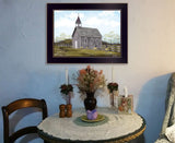He is Risen Black Framed Print Wall Art - Homeroots - Flyclothing LLC