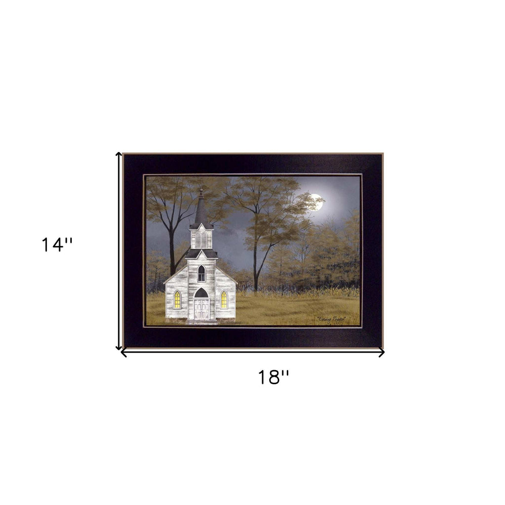 Evening Prayer Black Framed Print Wall Art - Homeroots - Flyclothing LLC
