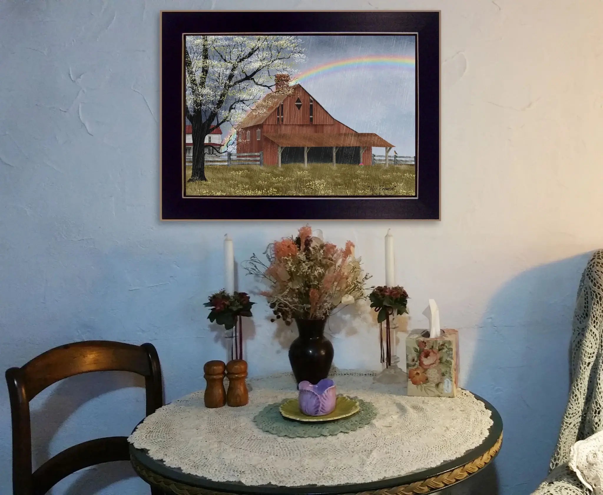 His Promise Black Framed Print Wall Art - Homeroots - Flyclothing LLC