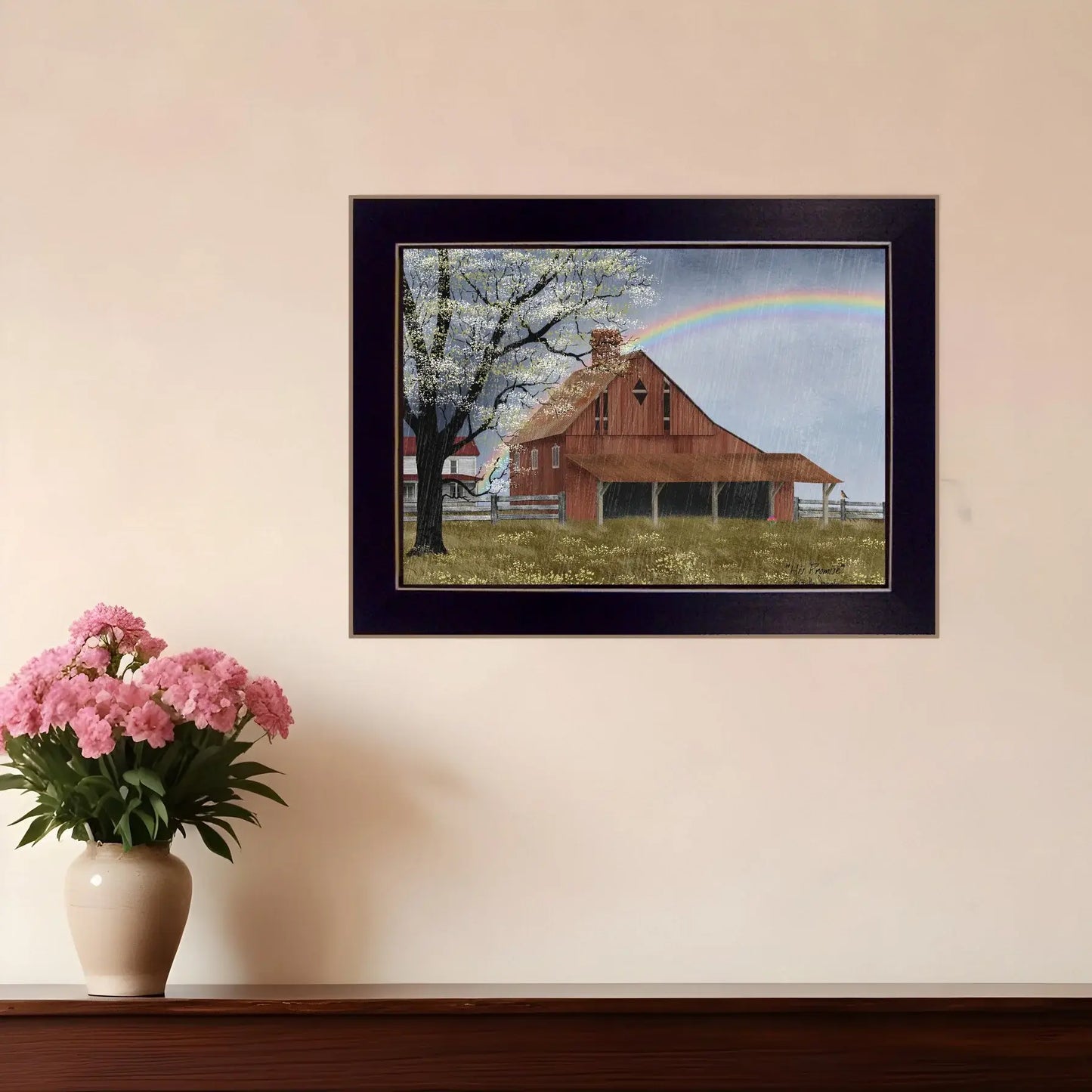 His Promise Black Framed Print Wall Art - Homeroots - Flyclothing LLC