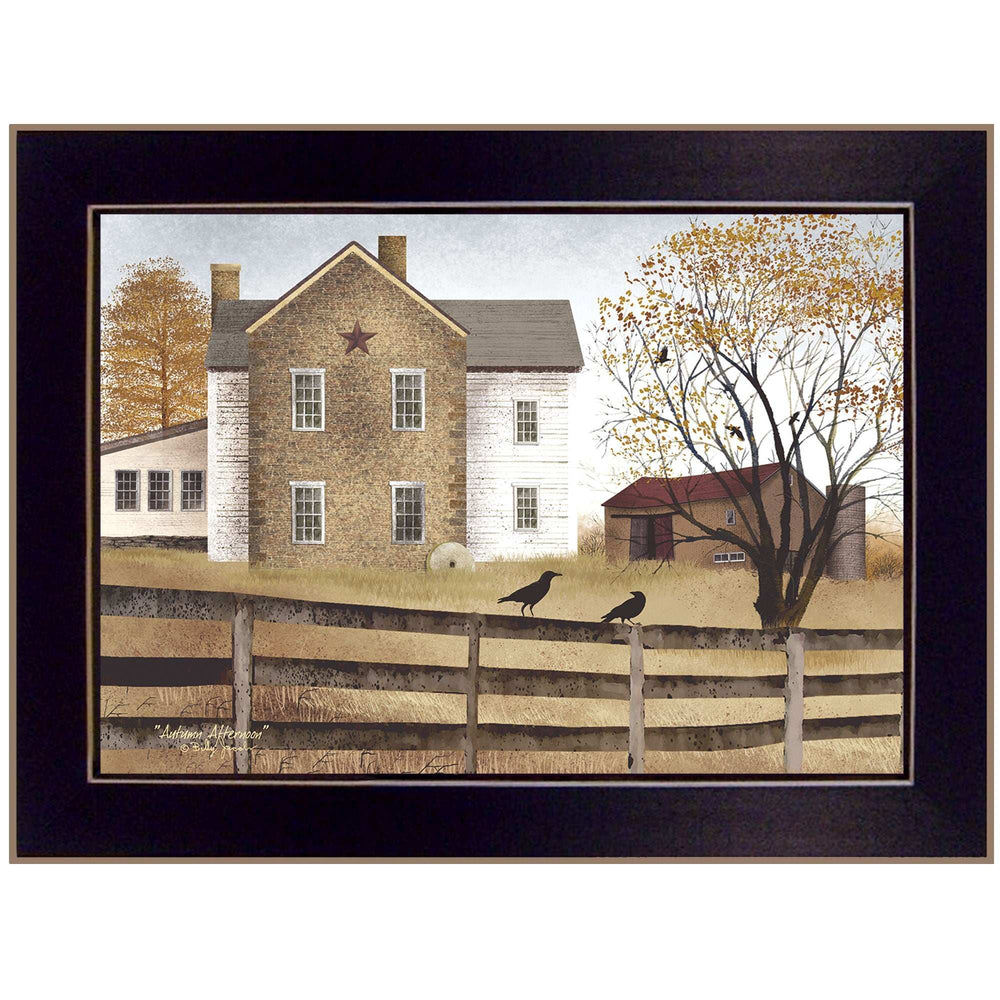 Autumn Afternoon Black Framed Print Wall Art - Homeroots - Flyclothing LLC