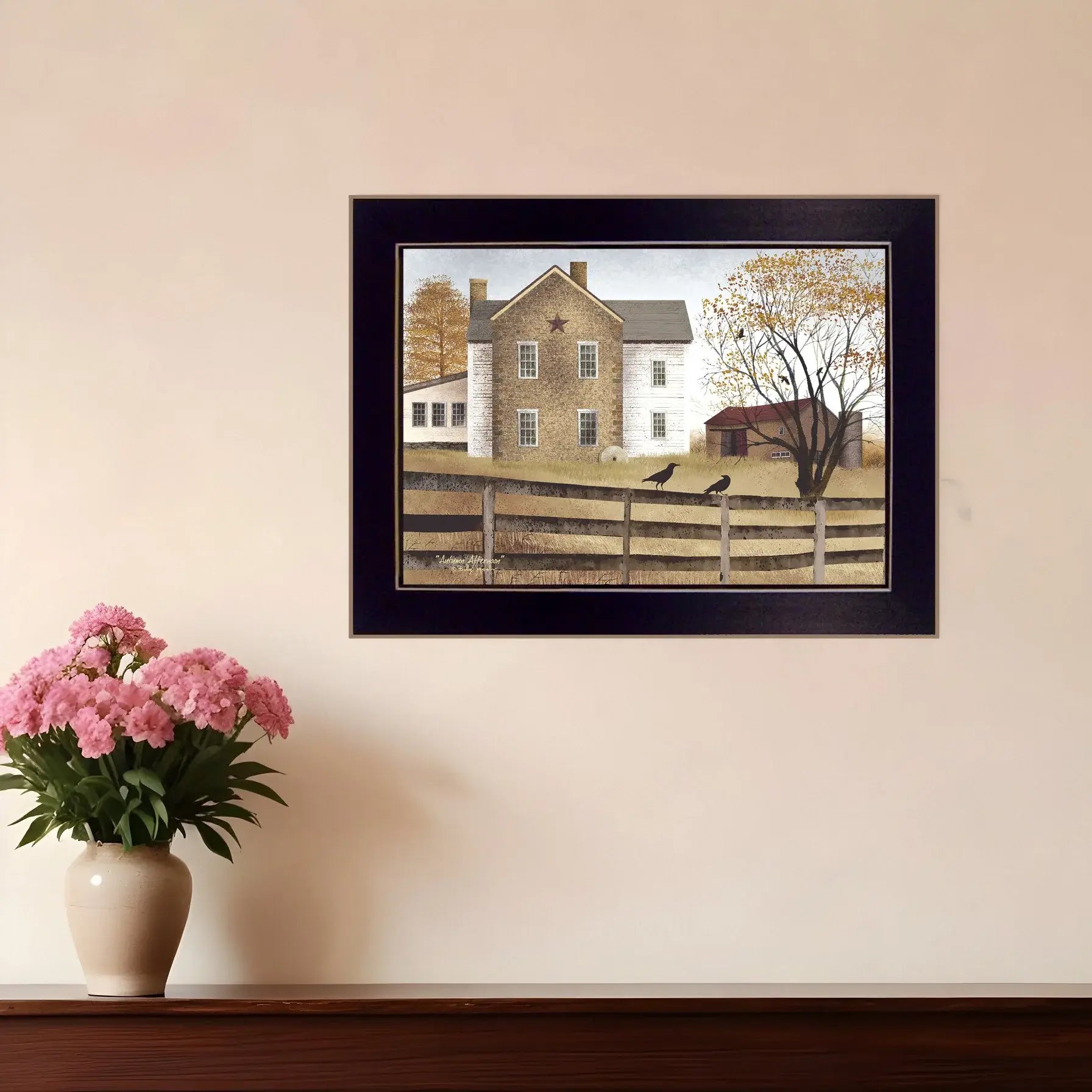 Autumn Afternoon Black Framed Print Wall Art - Homeroots - Flyclothing LLC