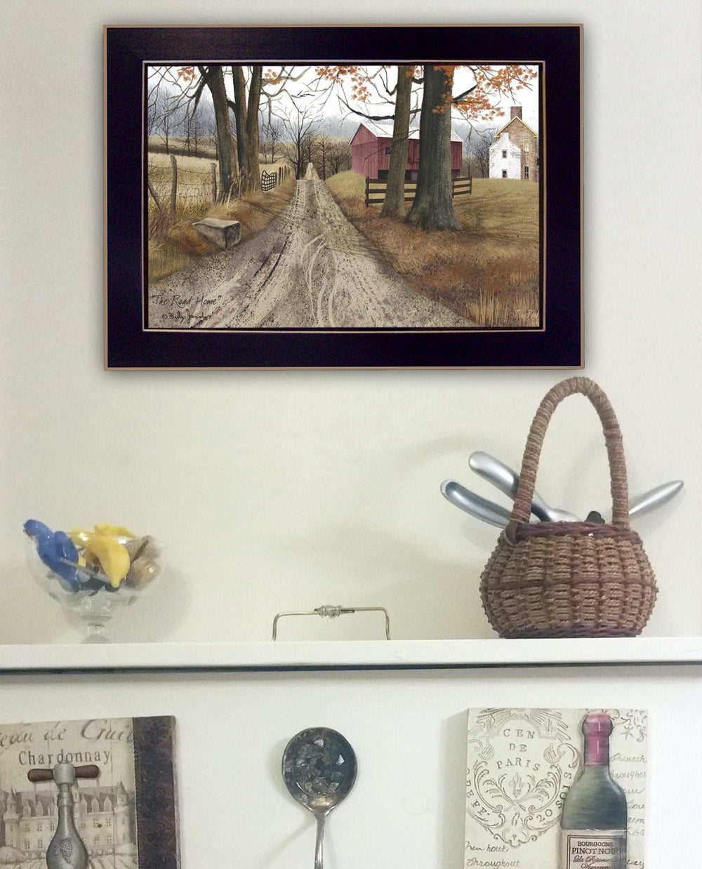 The Road Home Black Framed Print Wall Art - Homeroots - Flyclothing LLC