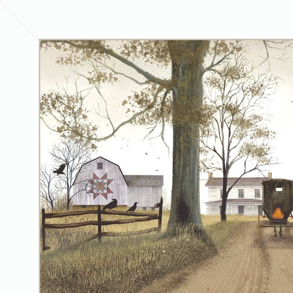 Headin Home White Framed Print Wall Art - Homeroots - Flyclothing LLC