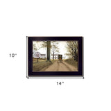 Headin Home Black Framed Print Wall Art - Homeroots - Flyclothing LLC