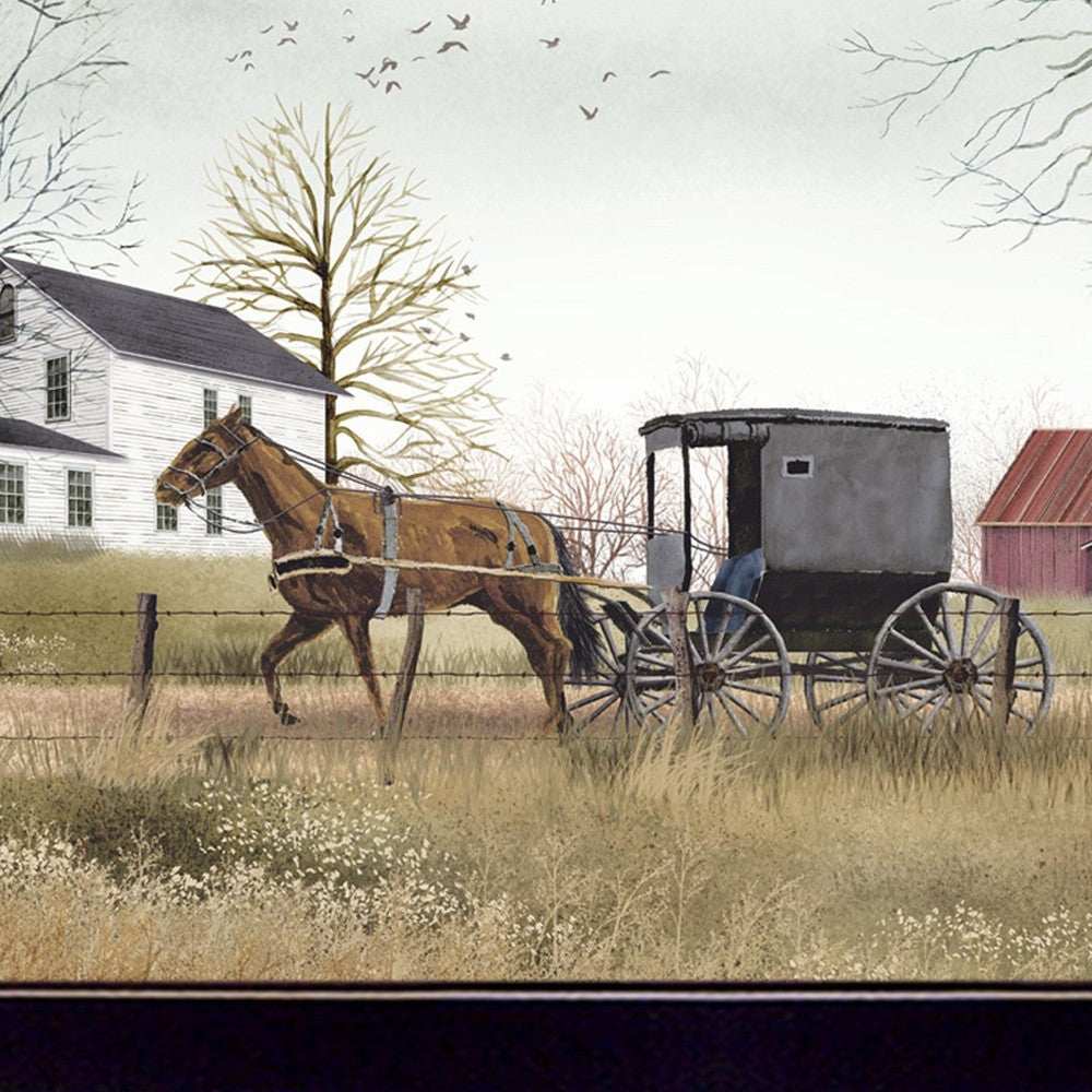 Goin to Market Black Framed Print Wall Art - Homeroots - Flyclothing LLC