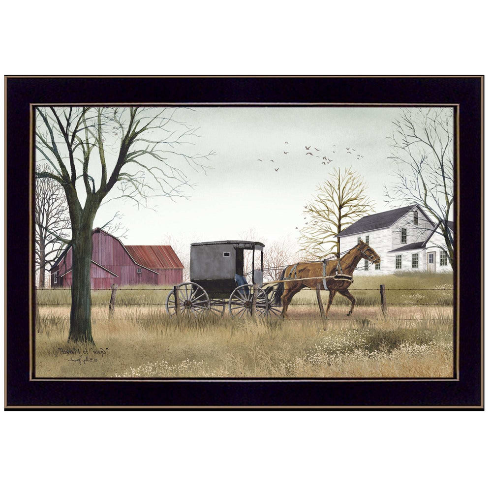 Goin to Market Black Framed Print Wall Art - Homeroots - Flyclothing LLC