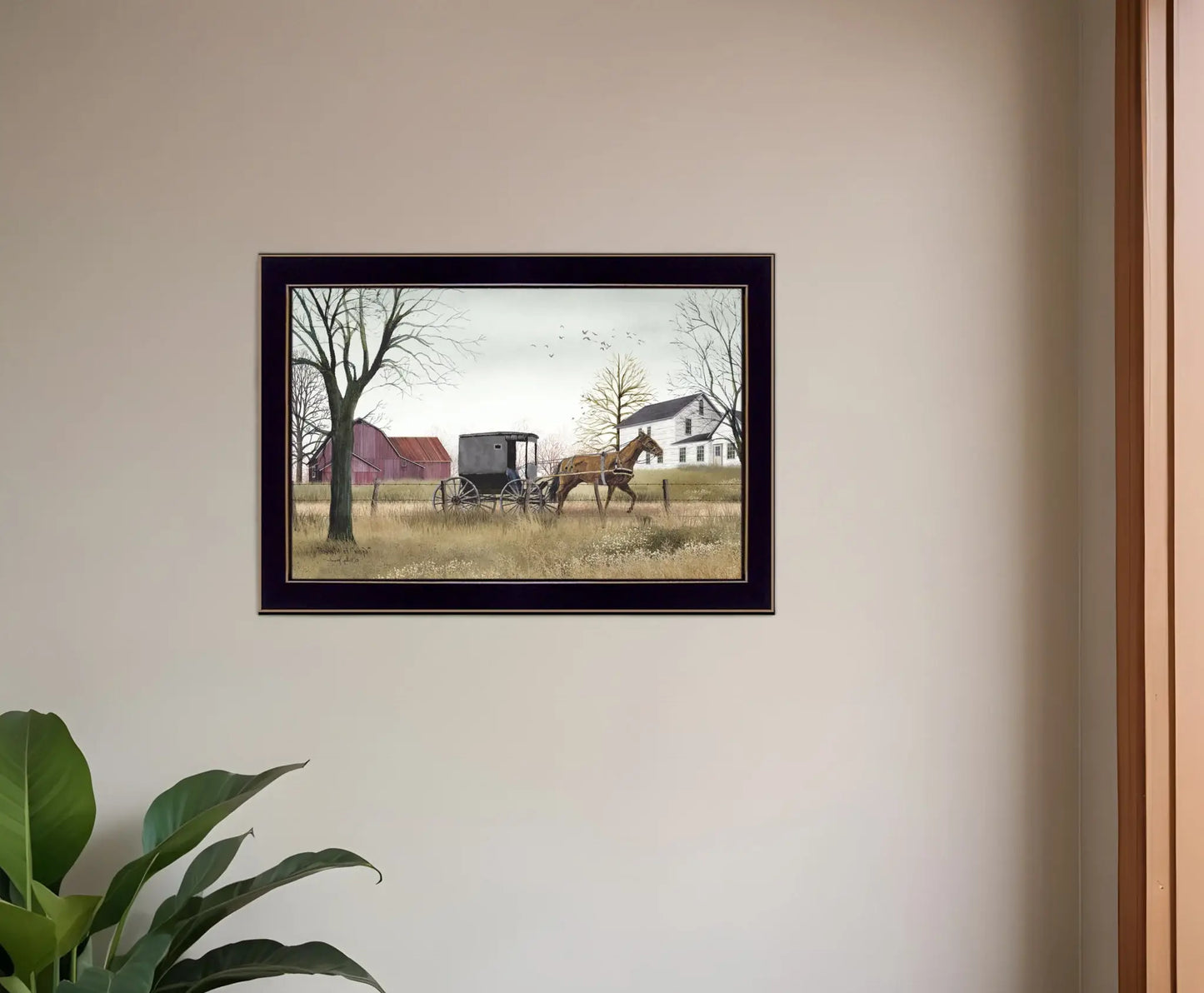 Goin to Market Black Framed Print Wall Art - Homeroots - Flyclothing LLC