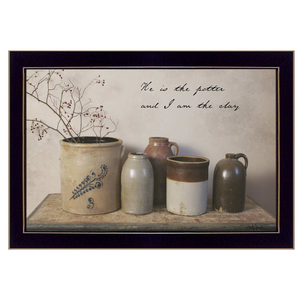 He is the Potter Black Framed Print Wall Art - Homeroots - Flyclothing LLC