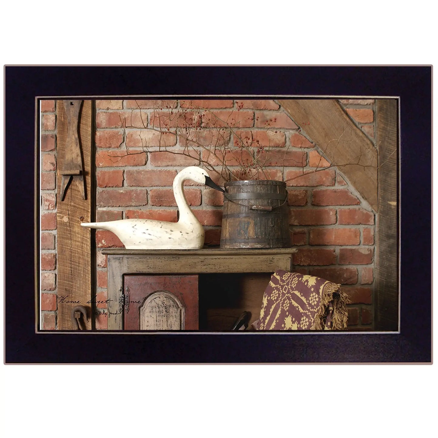 Home Sweet Home 3 Black Framed Print Wall Art - Homeroots - Flyclothing LLC