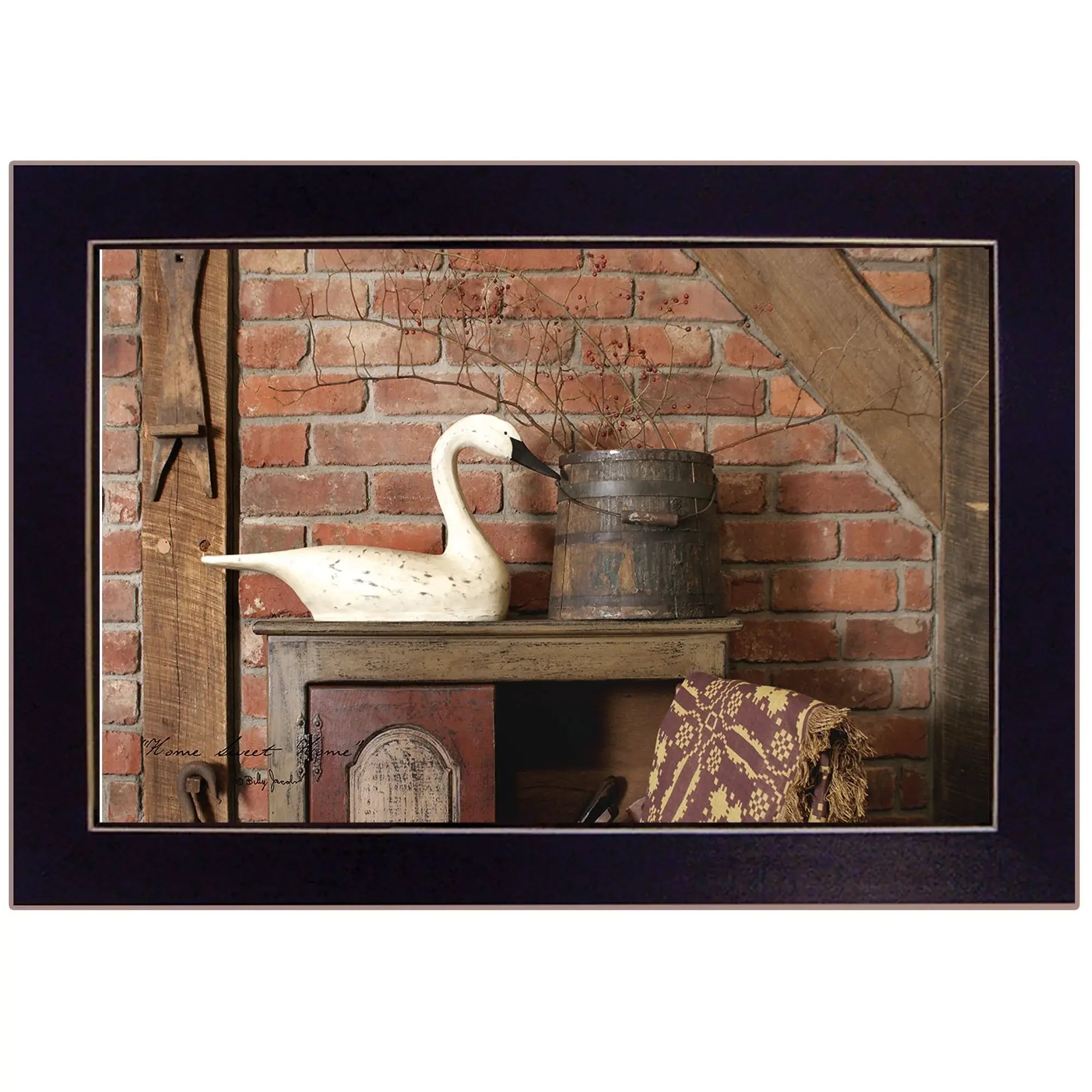 Home Sweet Home 3 Black Framed Print Wall Art - Homeroots - Flyclothing LLC