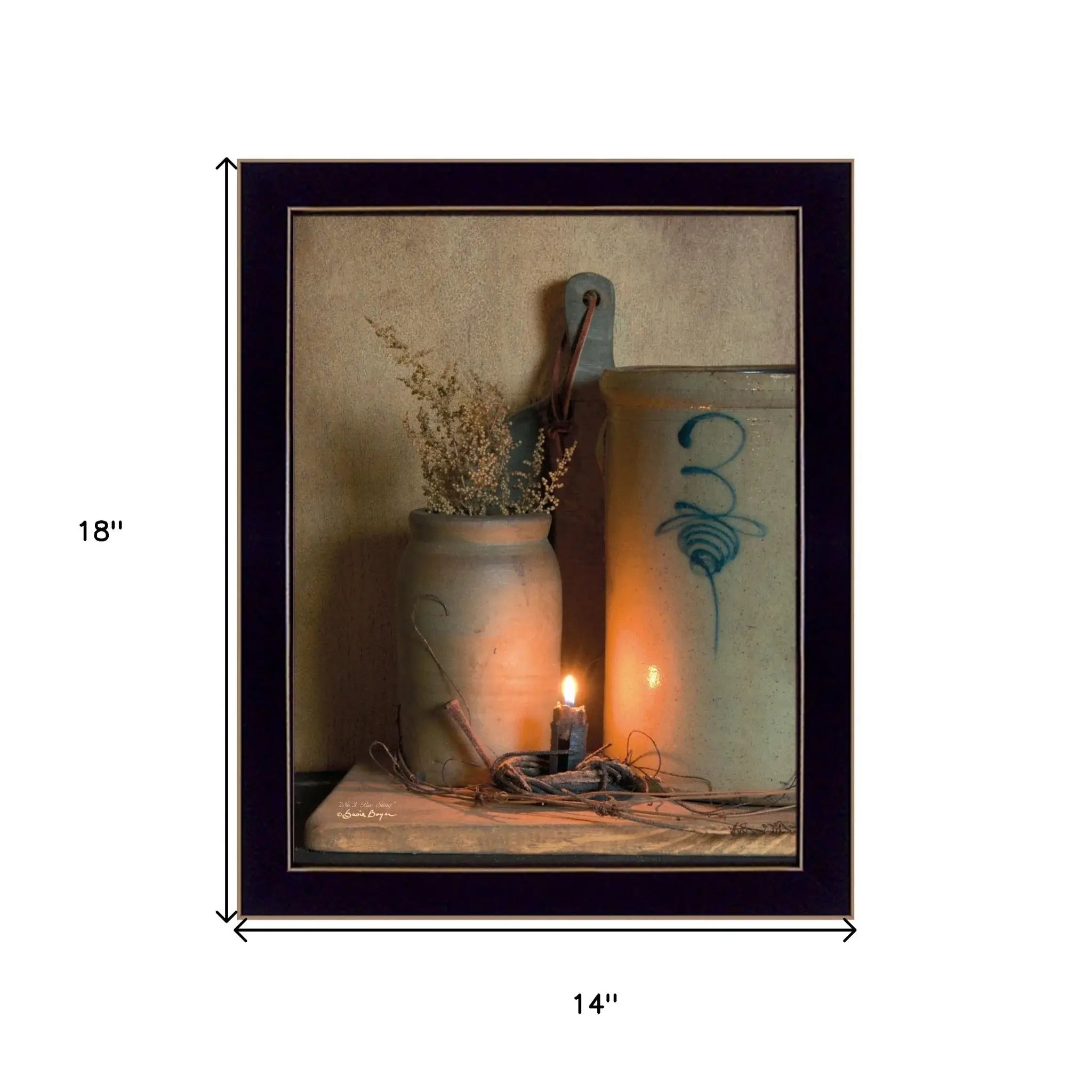 No3 Bee Sting Black Framed Print Wall Art - Homeroots - Flyclothing LLC