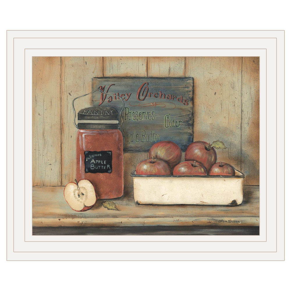Apple Butter 3 White Framed Print Wall Art - Homeroots - Flyclothing LLC