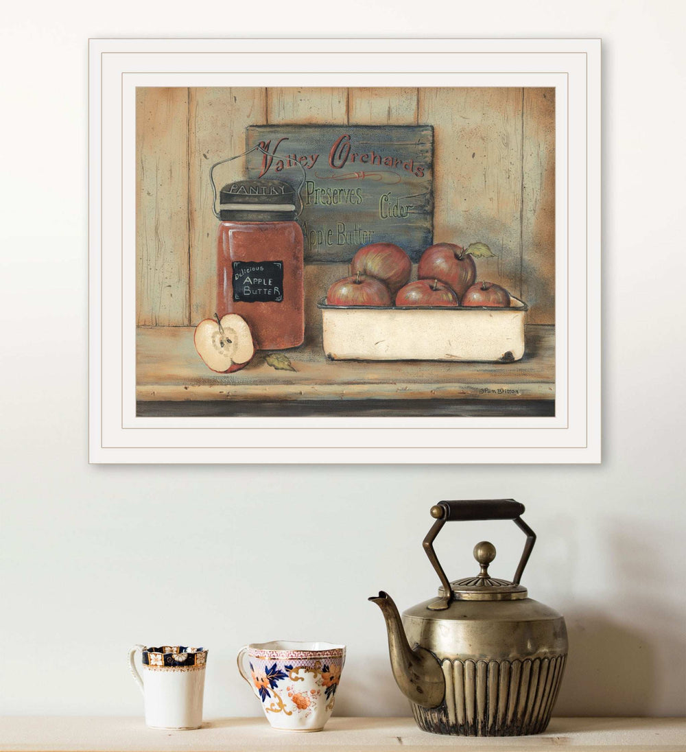 Apple Butter 3 White Framed Print Wall Art - Homeroots - Flyclothing LLC