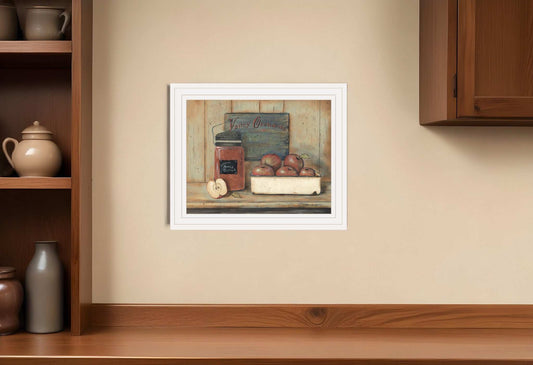 Apple Butter 3 White Framed Print Wall Art - Homeroots - Flyclothing LLC