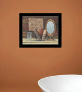 Country Bath 7 Black Framed Print Bathroom Wall Art - Homeroots - Flyclothing LLC
