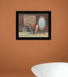 Country Bath 7 Black Framed Print Bathroom Wall Art