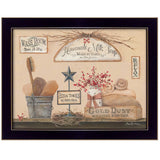 Wash Room 1 Black Framed Print Bathroom Wall Art - Homeroots - Flyclothing LLC