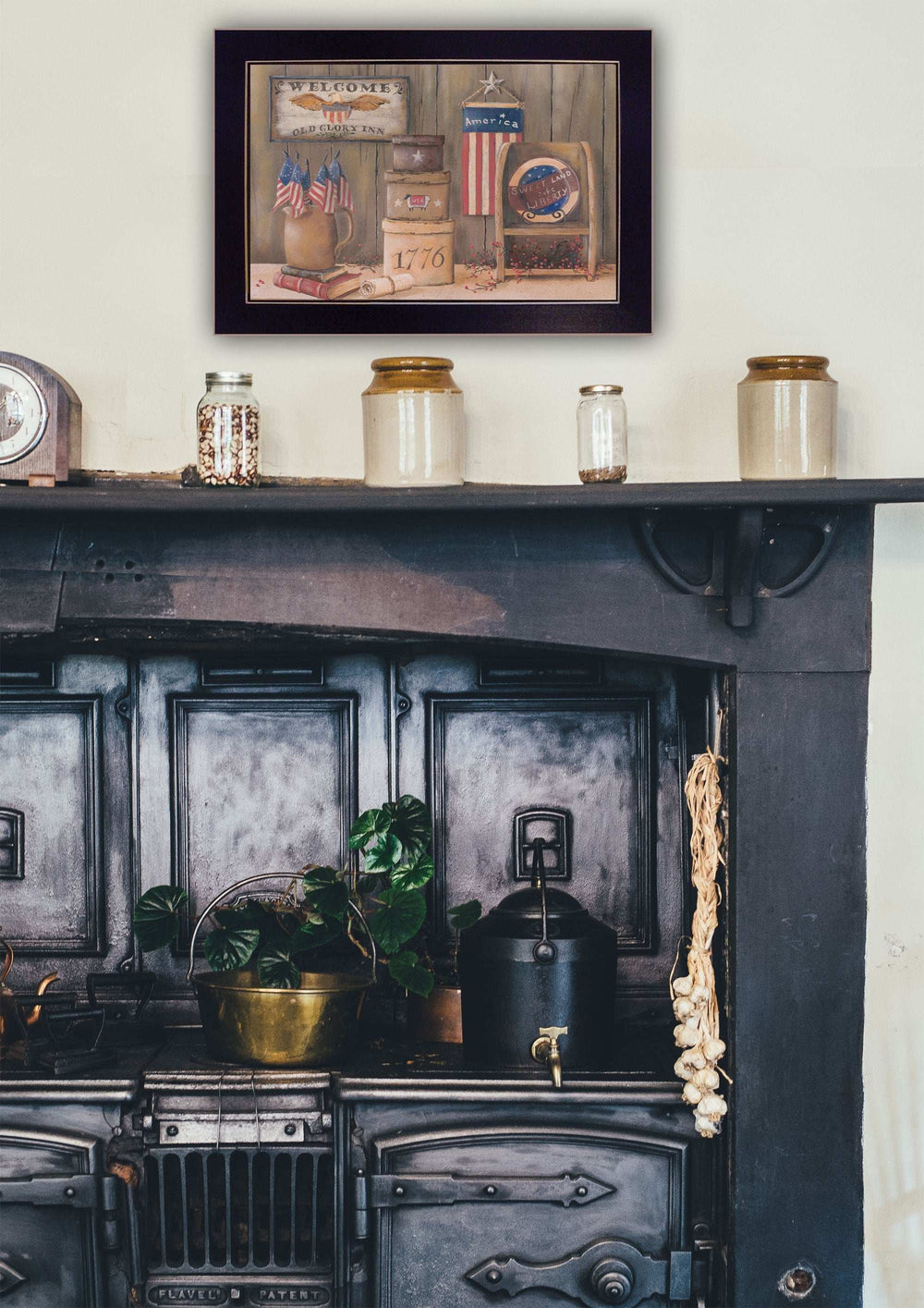 Sweet Land of Liberty 1 Black Framed Print Wall Art - Homeroots - Flyclothing LLC