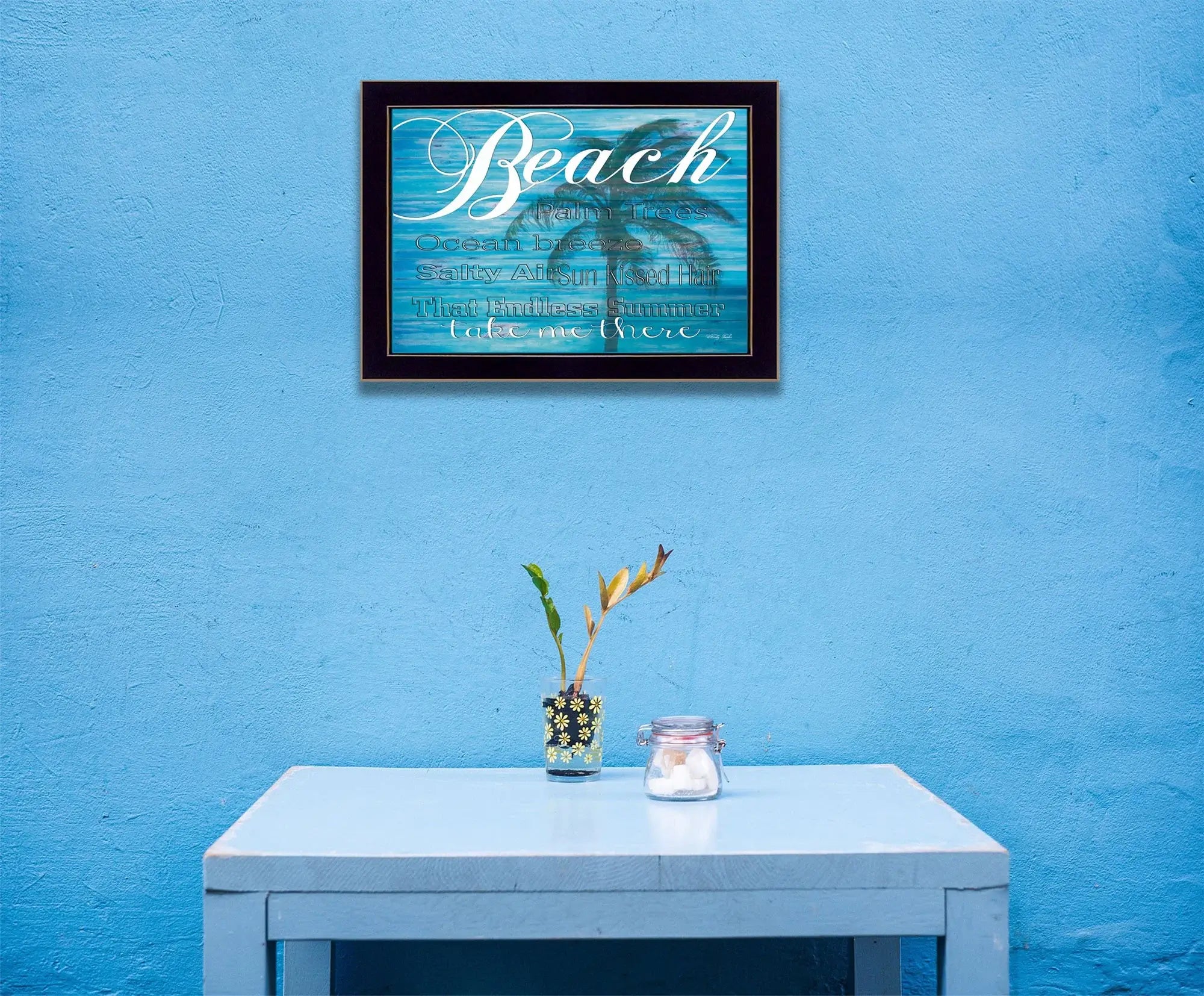 Take Me There 1 Black Framed Print Wall Art - Homeroots - Flyclothing LLC