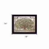 Lessons from a Tree Black Framed Print Wall Art - Homeroots - Flyclothing LLC