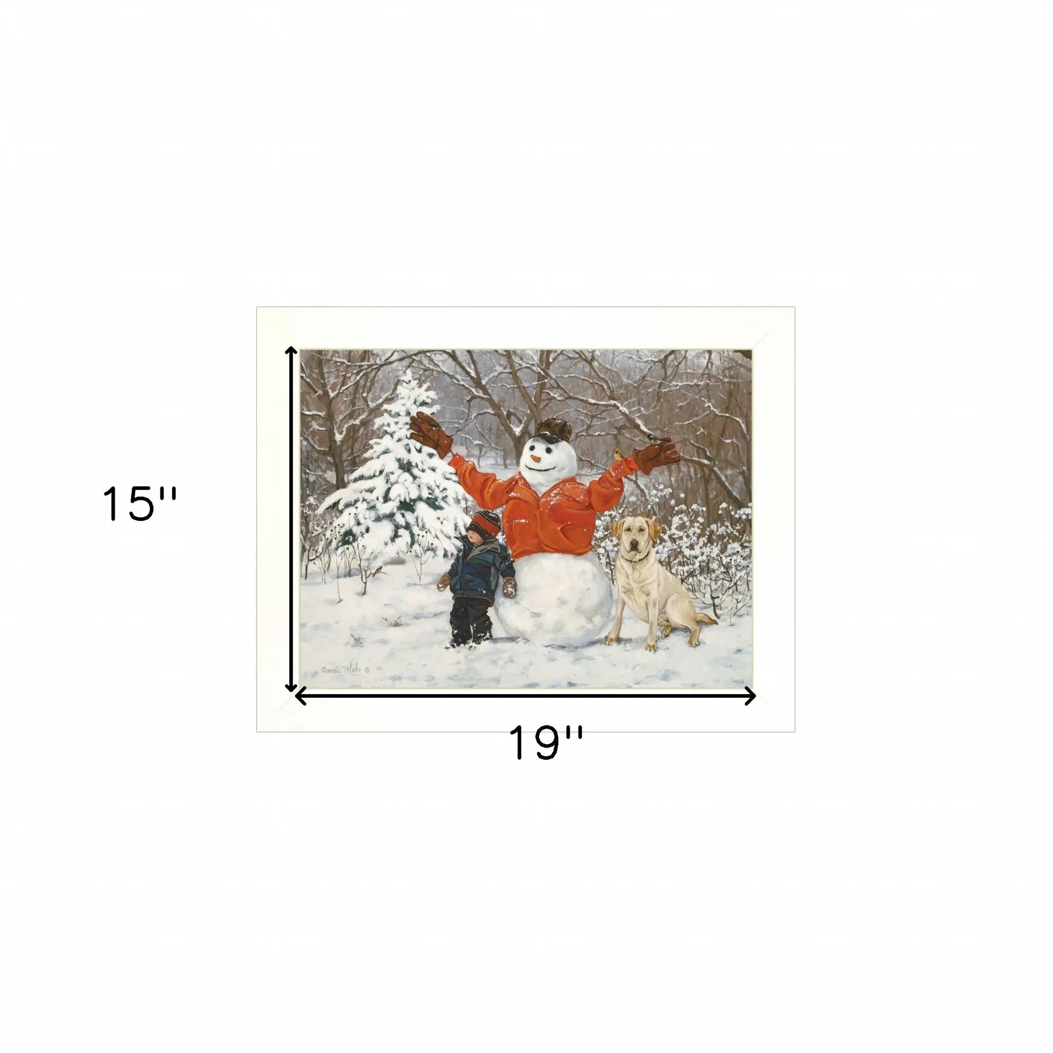 Buddies 1 White Framed Print Wall Art - Homeroots - Flyclothing LLC