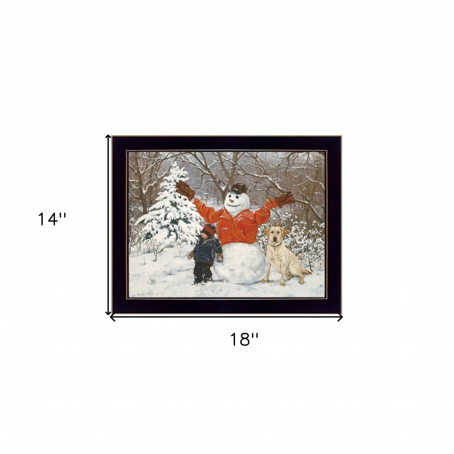 Buddies 2 Black Framed Print Wall Art - Homeroots - Flyclothing LLC