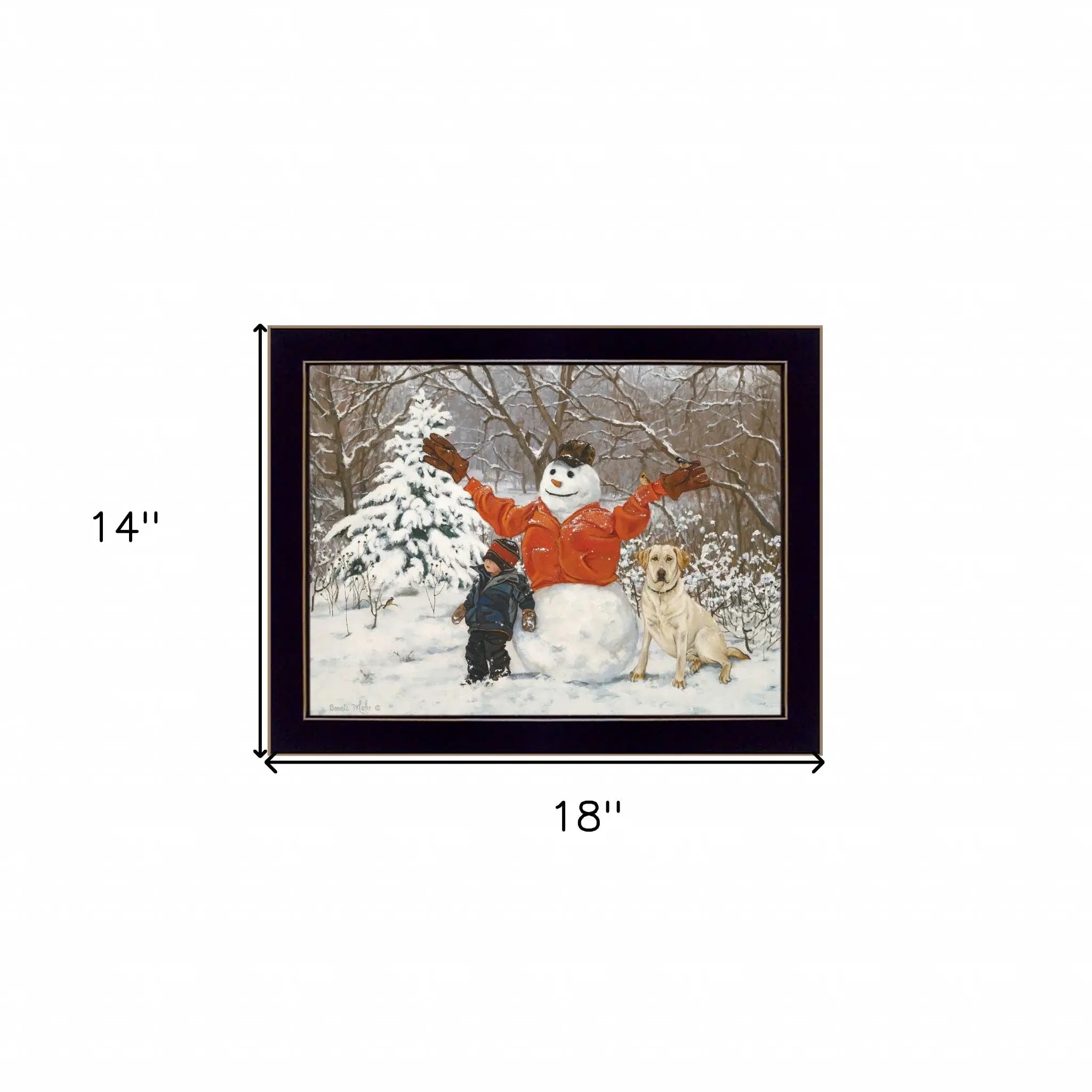Buddies 2 Black Framed Print Wall Art - Homeroots - Flyclothing LLC