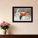 Buddies 2 Black Framed Print Wall Art - Homeroots - Flyclothing LLC