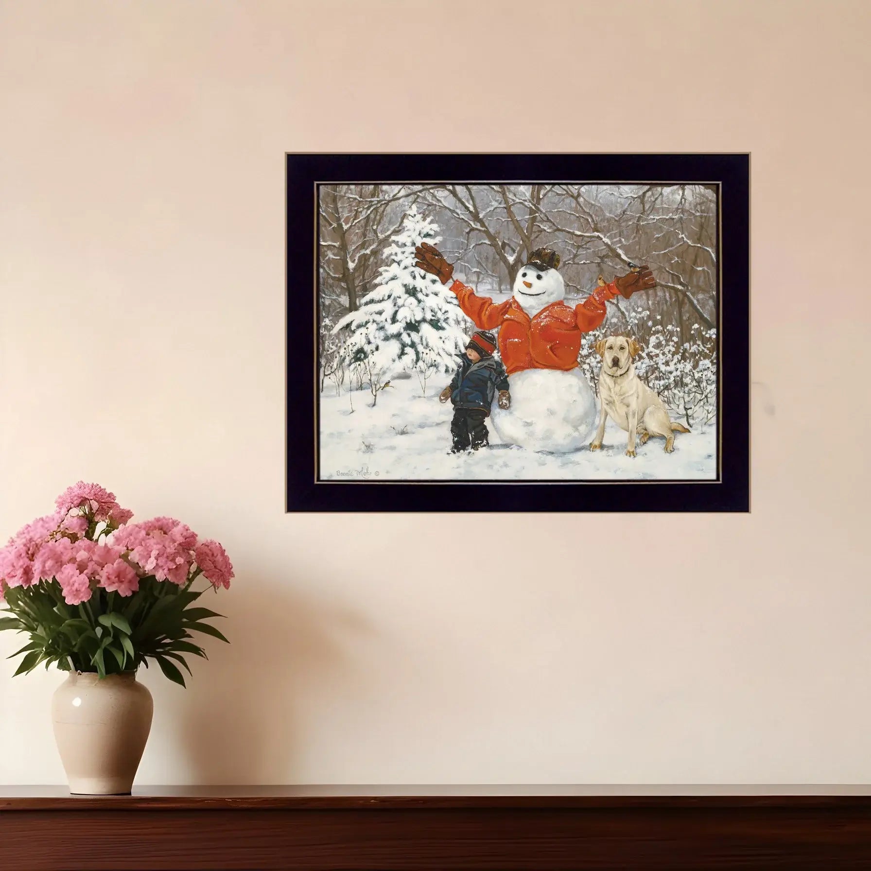 Buddies 2 Black Framed Print Wall Art - Homeroots - Flyclothing LLC