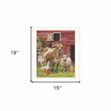 Barnyardigans White Framed Print Wall Art - Homeroots - Flyclothing LLC