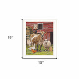 Barnyardigans White Framed Print Wall Art - Homeroots - Flyclothing LLC