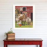 Barnyardigans White Framed Print Wall Art - Homeroots - Flyclothing LLC