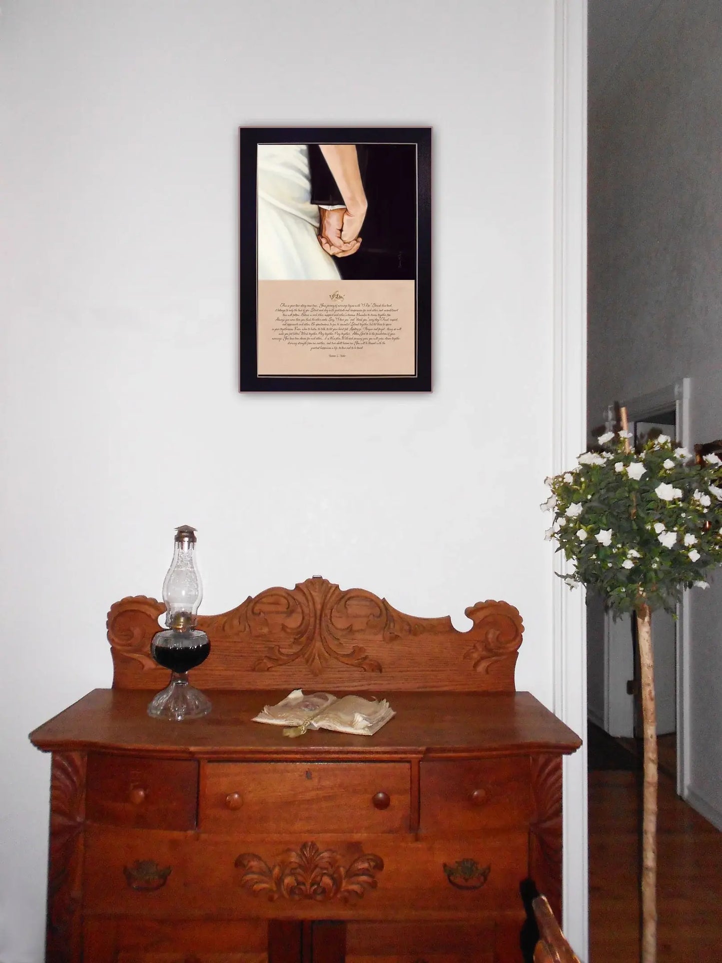I Do Black Framed Print Wall Art - Homeroots - Flyclothing LLC