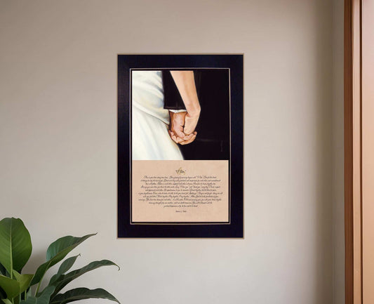 I Do Black Framed Print Wall Art - Homeroots - Flyclothing LLC